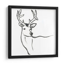 Minimal Deer I - June Erica Vess | Cuadro decorativo de Canvas Lab
