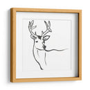 Minimal Deer I - June Erica Vess | Cuadro decorativo de Canvas Lab