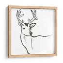Minimal Deer I - June Erica Vess | Cuadro decorativo de Canvas Lab