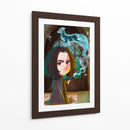 Ilustración de Snape y su patronus | Cuadro decorativo de Canvas Lab