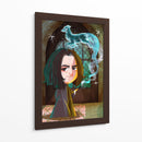 Ilustración de Snape y su patronus | Cuadro decorativo de Canvas Lab