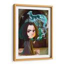 Ilustración de Snape y su patronus | Cuadro decorativo de Canvas Lab