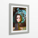 Ilustración de Snape y su patronus | Cuadro decorativo de Canvas Lab