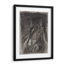 Estudio De Caballos De Carbón En Gris Ii - Jennifer Paxton Parker | Cuadro decorativo de Canvas Lab