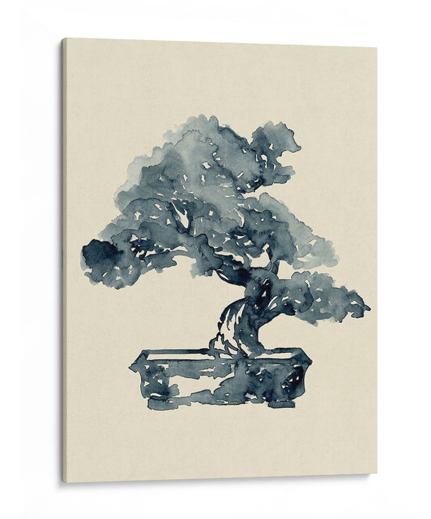 Indigo Bonsai Ii - W. Rutledge | Cuadro decorativo de Canvas Lab