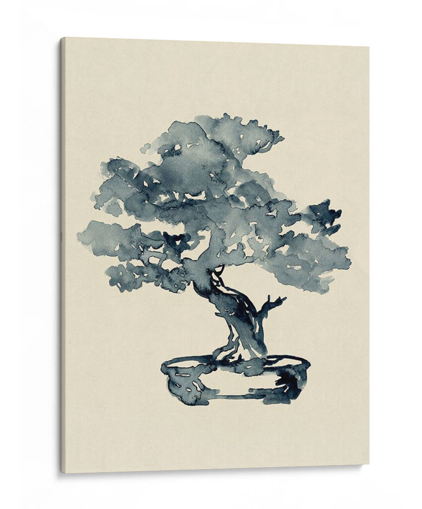 Indigo Bonsai Iii - W. Rutledge | Cuadro decorativo de Canvas Lab