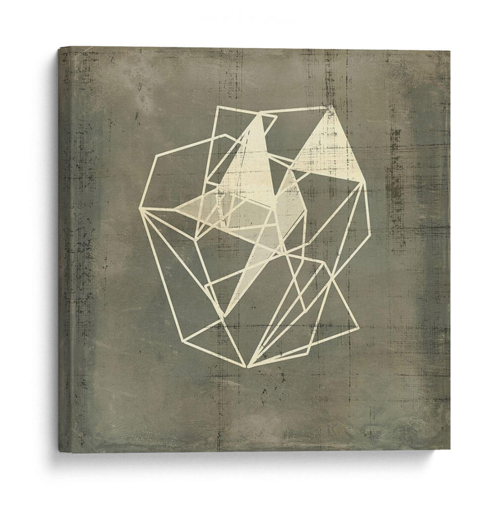 Geomolécule Blueprint Iv - Jennifer Goldberger | Cuadro decorativo de Canvas Lab