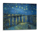 Noche estrellada sobre el Ródano - Vincent Van Gogh | Cuadro decorativo de Canvas Lab