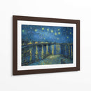 Noche estrellada sobre el Ródano - Vincent Van Gogh | Cuadro decorativo de Canvas Lab