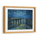 Noche estrellada sobre el Ródano - Vincent Van Gogh | Cuadro decorativo de Canvas Lab