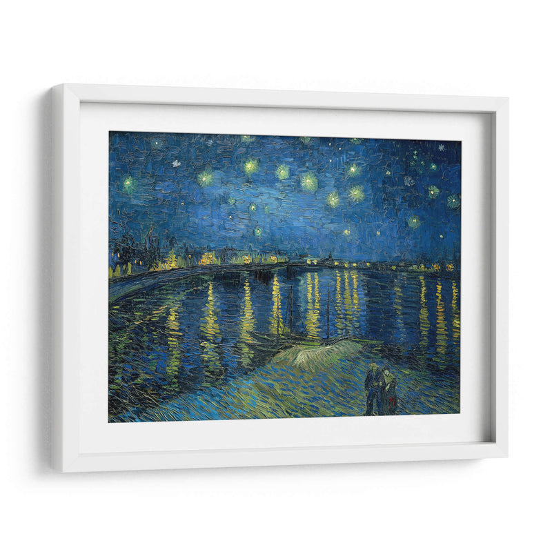 Noche estrellada sobre el Ródano - Vincent Van Gogh | Cuadro decorativo de Canvas Lab