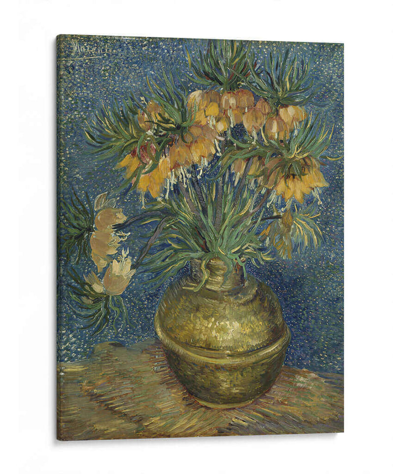 Corona imperial fritilliaria en un jarrón de cobre - Vincent Van Gogh | Cuadro decorativo de Canvas Lab