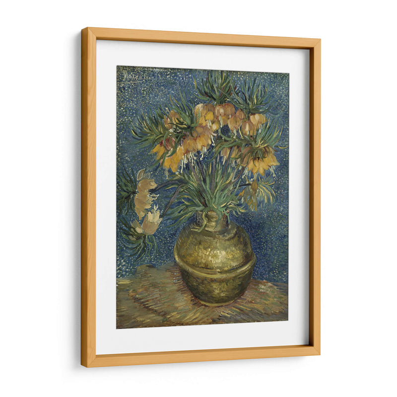 Corona imperial fritilliaria en un jarrón de cobre - Vincent Van Gogh | Cuadro decorativo de Canvas Lab