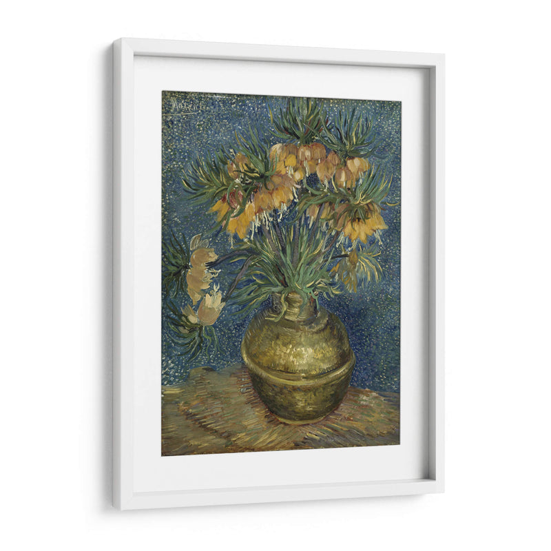 Corona imperial fritilliaria en un jarrón de cobre - Vincent Van Gogh | Cuadro decorativo de Canvas Lab