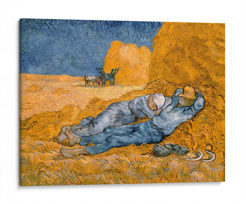 La siesta - Vincent Van Gogh | Cuadro decorativo de Canvas Lab