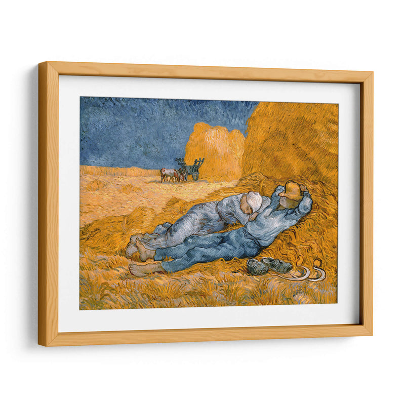 La siesta - Vincent Van Gogh | Cuadro decorativo de Canvas Lab