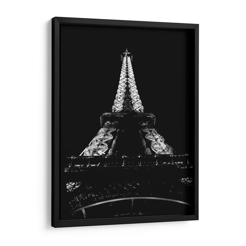 Tour Eiffel La Nuit - Rod Delamater | Cuadro decorativo de Canvas Lab