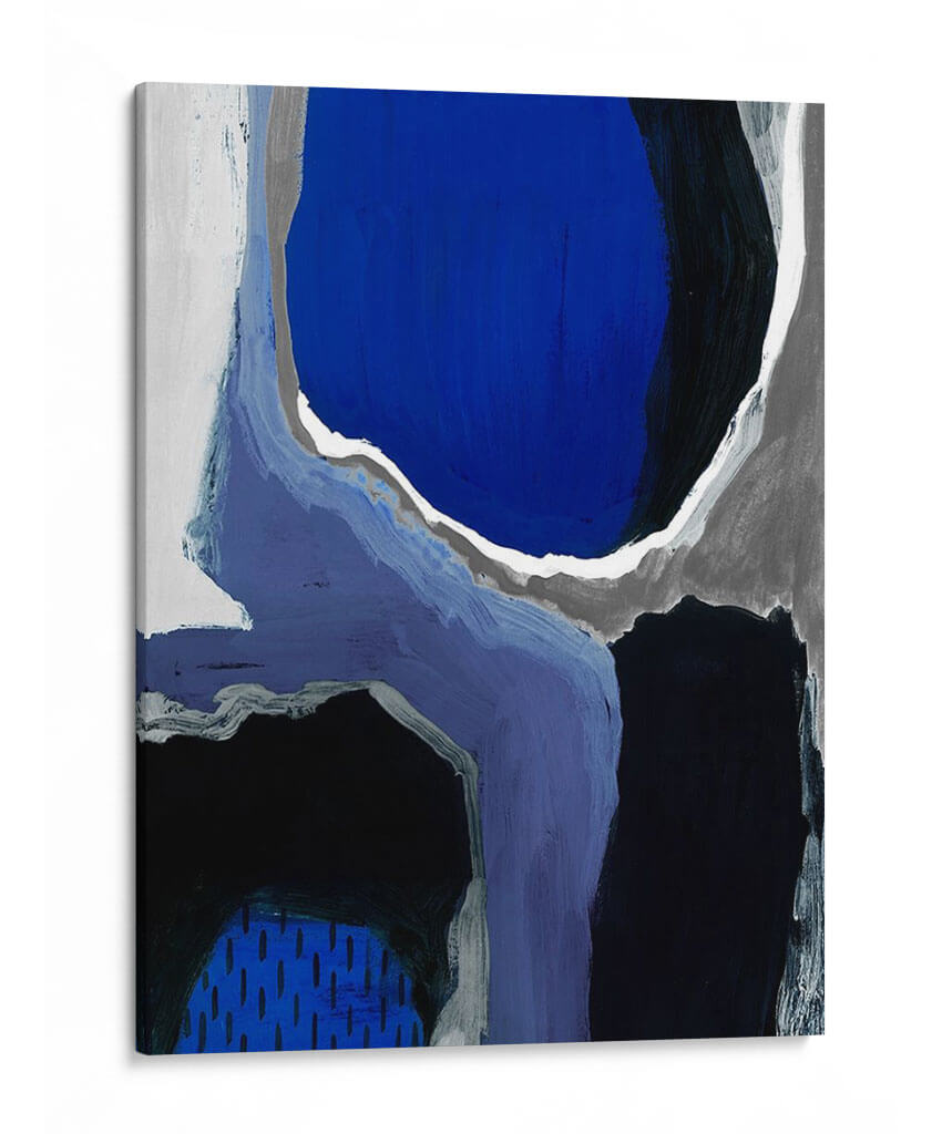 Cobalt Abstracto I - Studio W | Cuadro decorativo de Canvas Lab