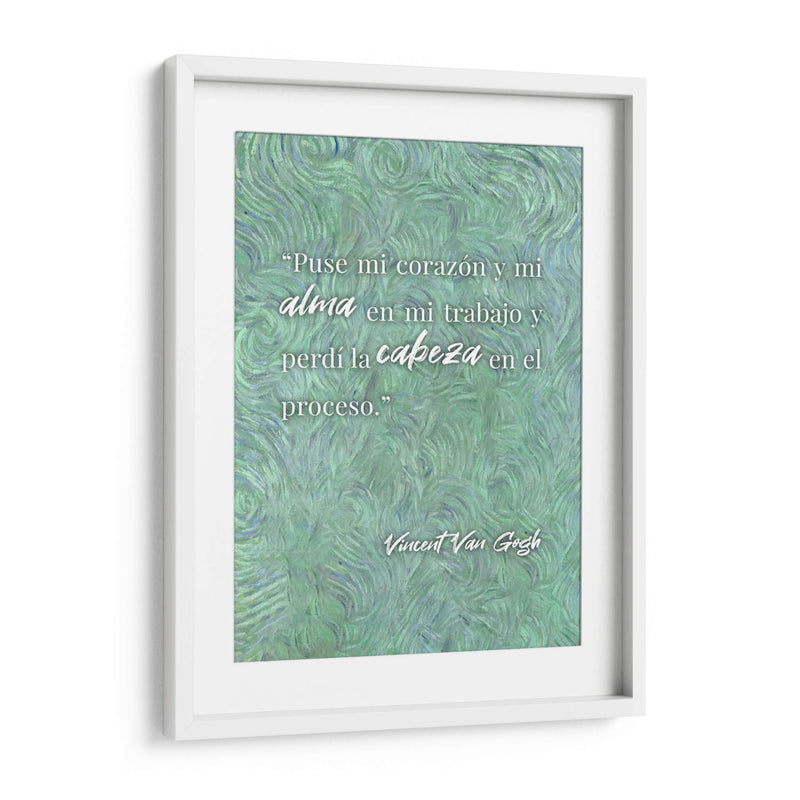 Mi corazón y mi alma en mi trabajo | Cuadro decorativo de Canvas Lab