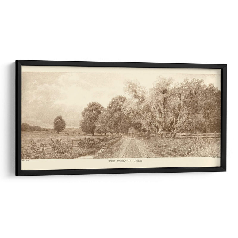 La Sepia Del Camino Rural - Jennings Sheffield | Cuadro decorativo de Canvas Lab