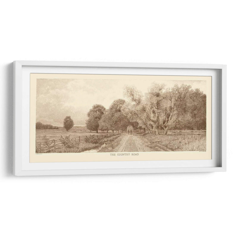 La Sepia Del Camino Rural - Jennings Sheffield | Cuadro decorativo de Canvas Lab