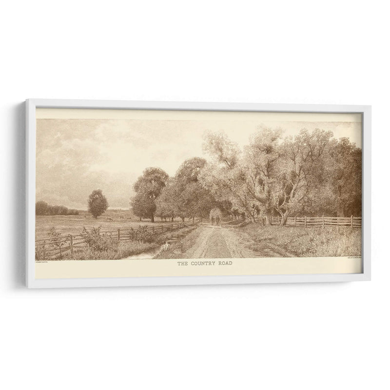 La Sepia Del Camino Rural - Jennings Sheffield | Cuadro decorativo de Canvas Lab