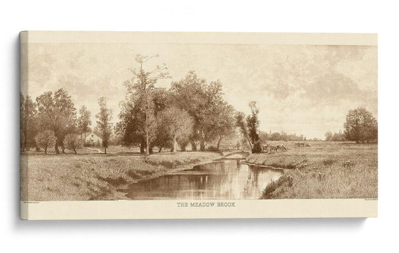 El Prado Brook Sepia - Jennings Sheffield | Cuadro decorativo de Canvas Lab