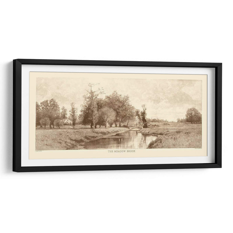 El Prado Brook Sepia - Jennings Sheffield | Cuadro decorativo de Canvas Lab