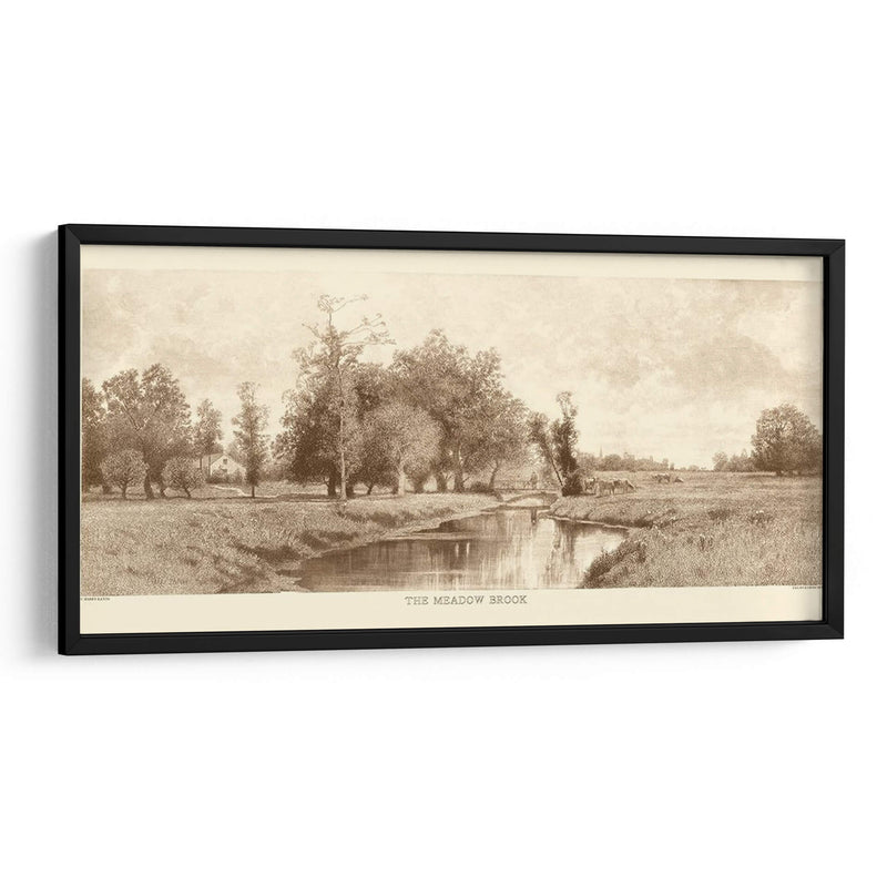 El Prado Brook Sepia - Jennings Sheffield | Cuadro decorativo de Canvas Lab