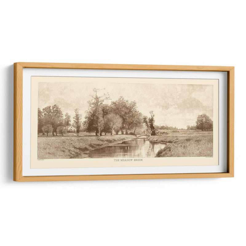 El Prado Brook Sepia - Jennings Sheffield | Cuadro decorativo de Canvas Lab