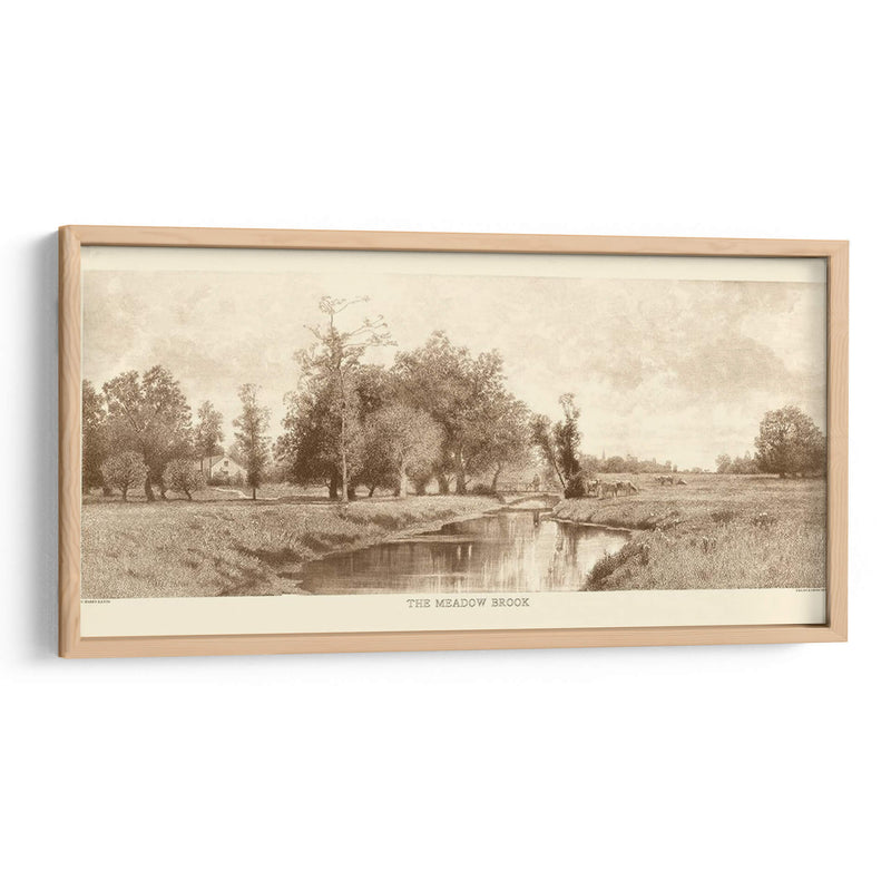 El Prado Brook Sepia - Jennings Sheffield | Cuadro decorativo de Canvas Lab