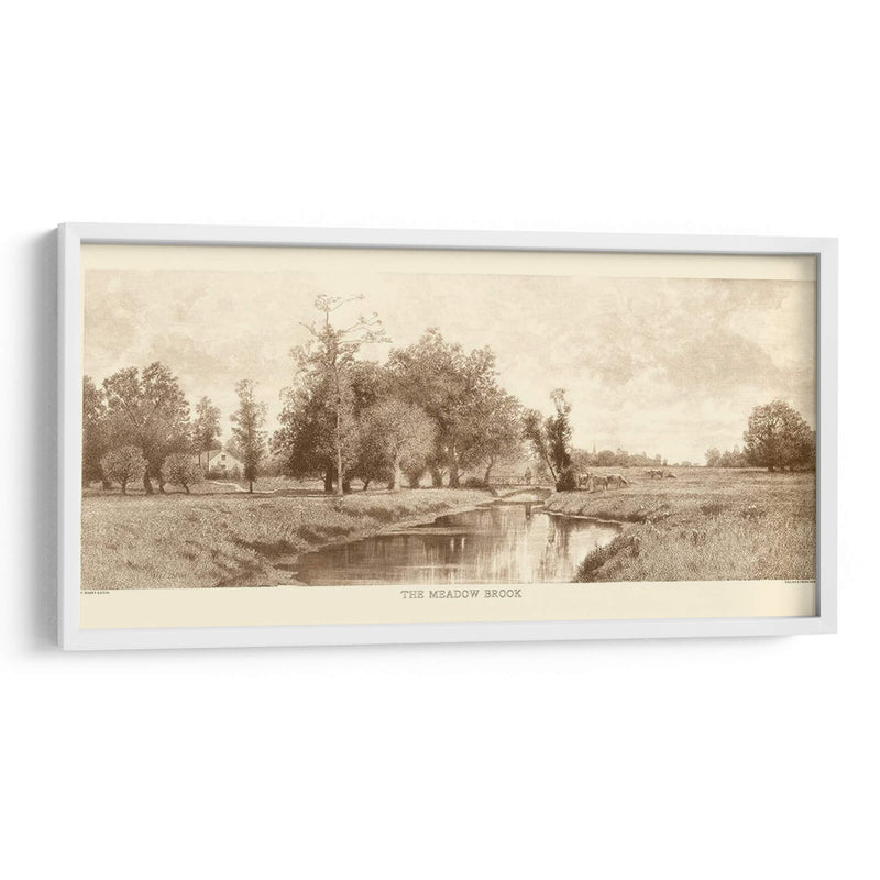 El Prado Brook Sepia - Jennings Sheffield | Cuadro decorativo de Canvas Lab