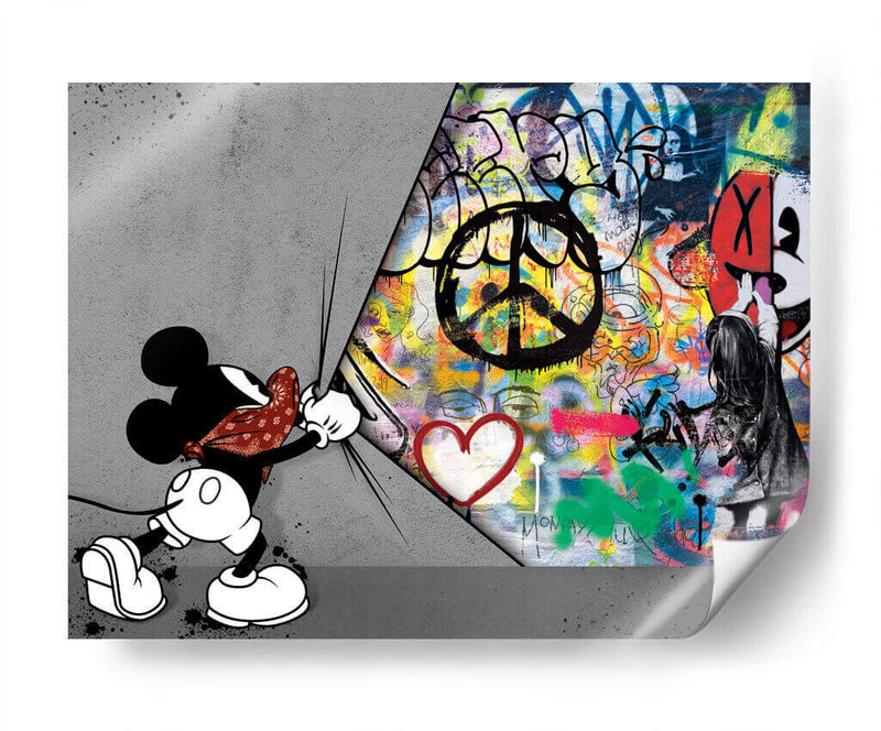 Pop Art Mouse Zoom - David Aste | Cuadro decorativo de Canvas Lab