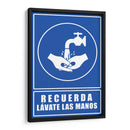 Lávate las manos | Cuadro decorativo de Canvas Lab