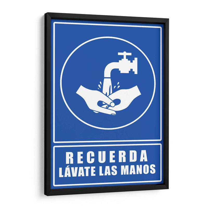 Lávate las manos | Cuadro decorativo de Canvas Lab