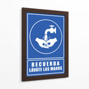 Lávate las manos | Cuadro decorativo de Canvas Lab