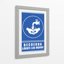Lávate las manos | Cuadro decorativo de Canvas Lab