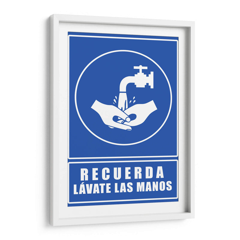 Lávate las manos | Cuadro decorativo de Canvas Lab