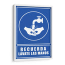 Lávate las manos | Cuadro decorativo de Canvas Lab