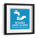 No olvides lavarte las manos | Cuadro decorativo de Canvas Lab