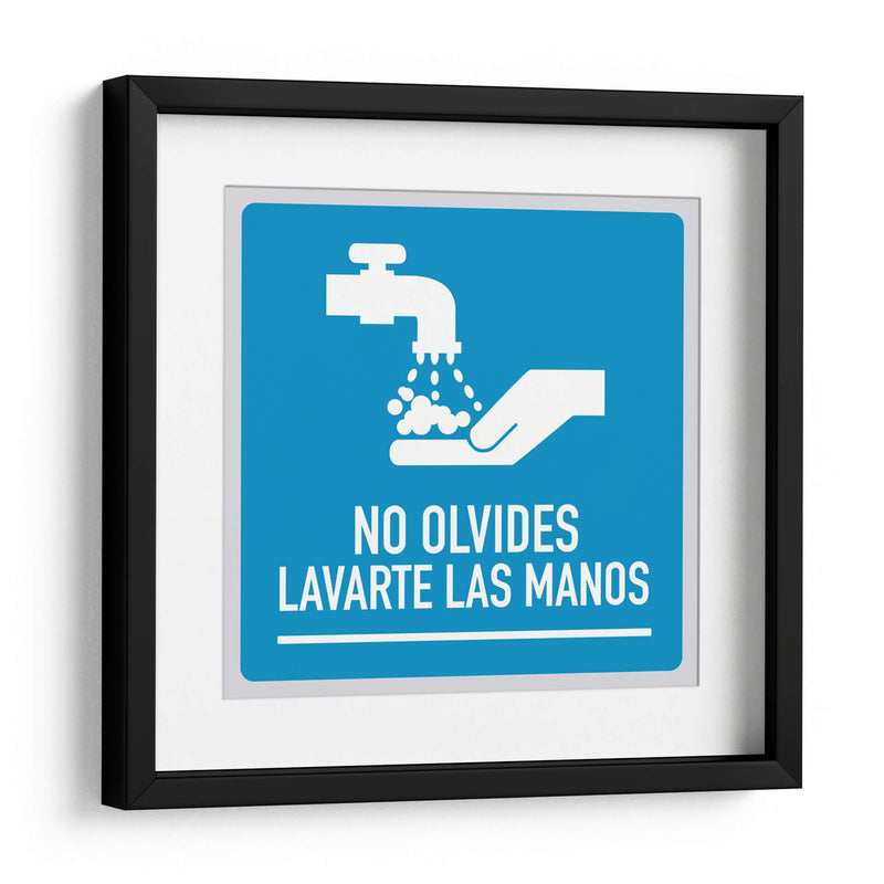 No olvides lavarte las manos | Cuadro decorativo de Canvas Lab