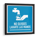 No olvides lavarte las manos | Cuadro decorativo de Canvas Lab