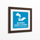 No olvides lavarte las manos | Cuadro decorativo de Canvas Lab
