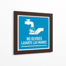 No olvides lavarte las manos | Cuadro decorativo de Canvas Lab
