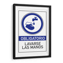 Obligatorio lavarse las manos | Cuadro decorativo de Canvas Lab