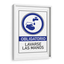 Obligatorio lavarse las manos | Cuadro decorativo de Canvas Lab