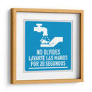 Lavarte las manos por 20 segundos | Cuadro decorativo de Canvas Lab