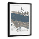 Swipe Ii Azul Y Gris - Jennifer Goldberger | Cuadro decorativo de Canvas Lab