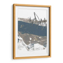 Swipe Ii Azul Y Gris - Jennifer Goldberger | Cuadro decorativo de Canvas Lab