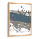 Swipe Ii Azul Y Gris - Jennifer Goldberger | Cuadro decorativo de Canvas Lab